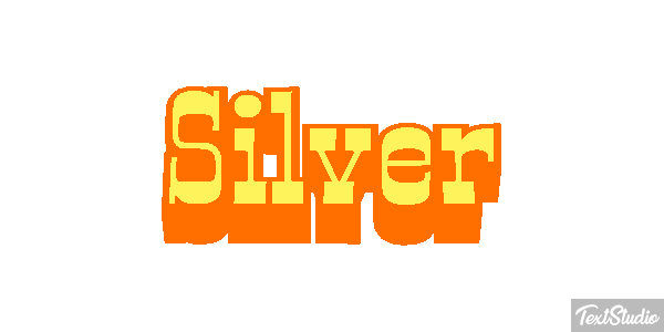 Silver Text effect