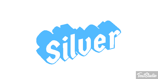 Silver Text effect