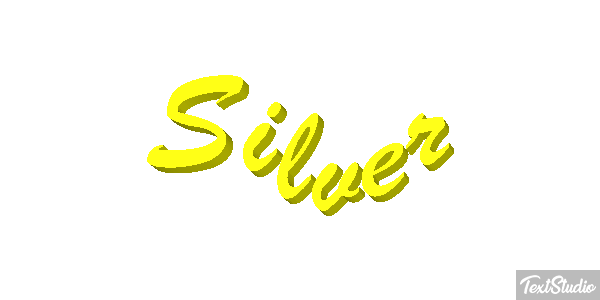 Silver Text effect