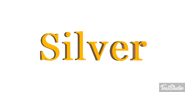 Silver Text effect