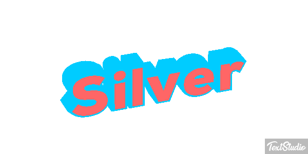 Silver Text effect
