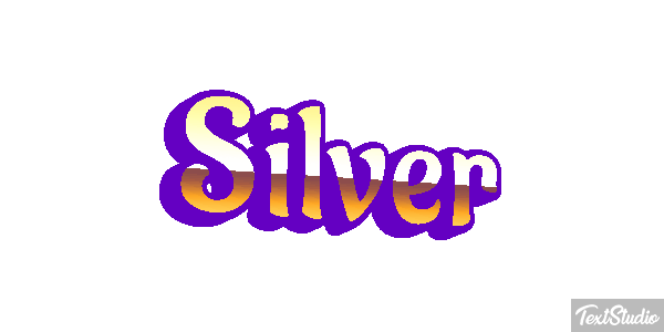 Silver Text effect