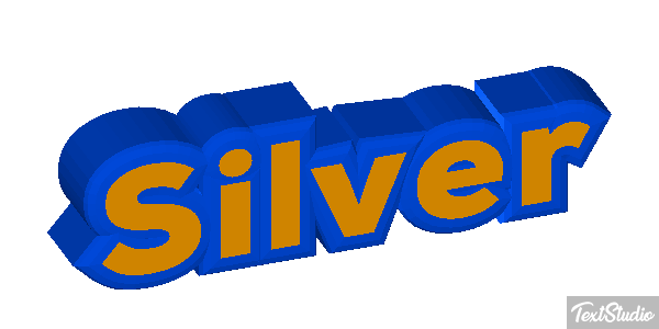Silver Text effect