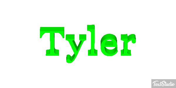 Tyler Effet de texte