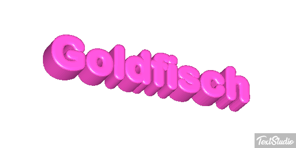 Goldfisch Effet de texte
