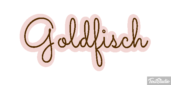 Goldfisch Effet de texte