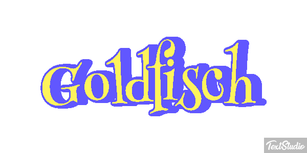 Goldfisch Effet de texte