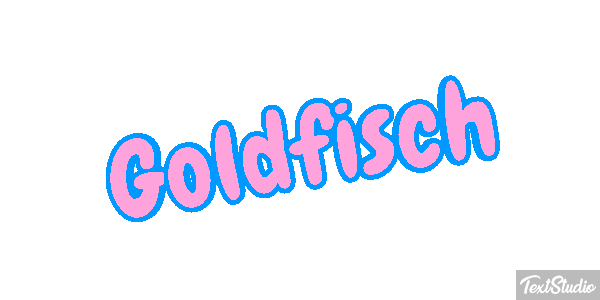 Goldfisch Effet de texte