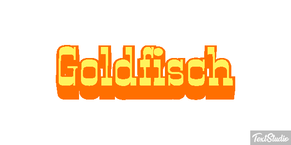 Goldfisch Effet de texte
