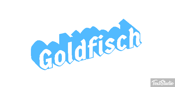 Goldfisch Effet de texte