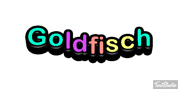 Goldfisch Effet de texte