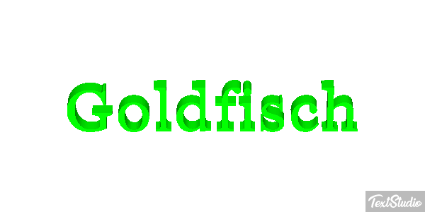 Goldfisch Effet de texte
