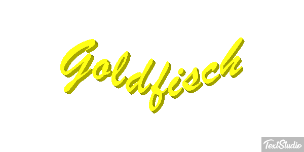Goldfisch Effet de texte