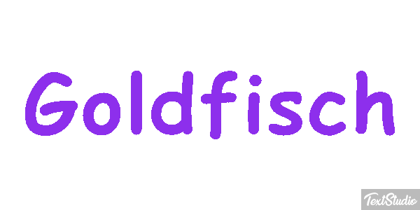 Goldfisch Effet de texte