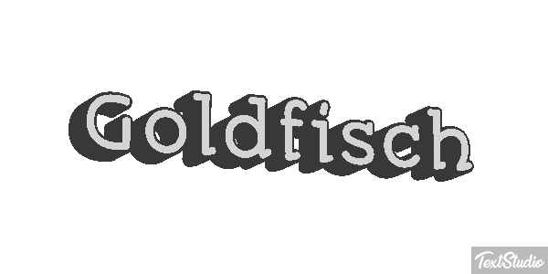 Goldfisch Effet de texte