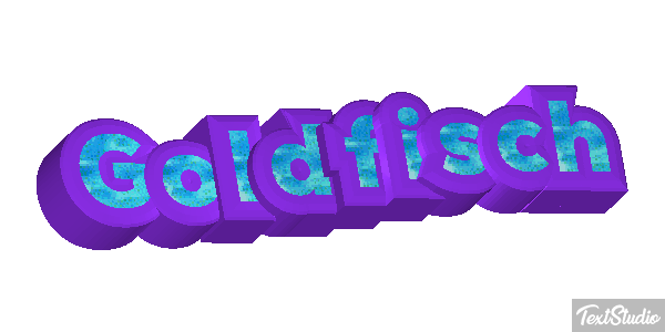 Goldfisch Effet de texte