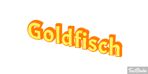 Goldfisch Effet de texte