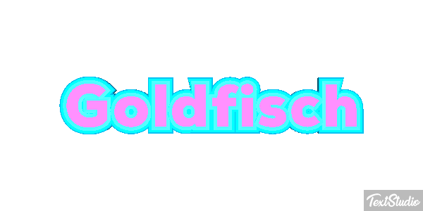 Goldfisch Effet de texte