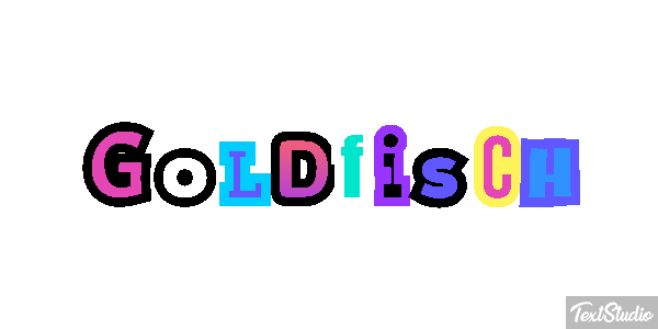 Goldfisch Effet de texte