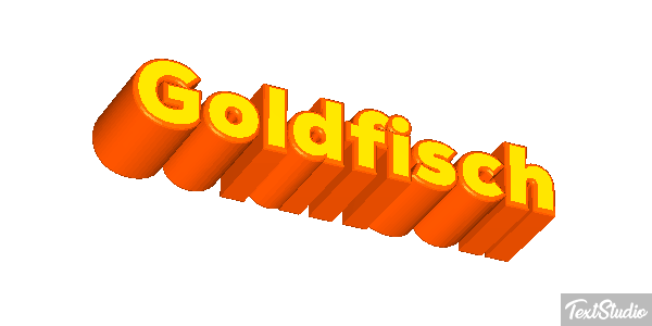 Goldfisch Effet de texte
