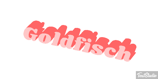 Goldfisch Effet de texte