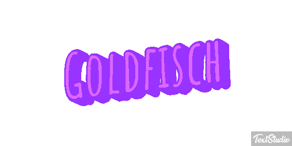Goldfisch Effet de texte