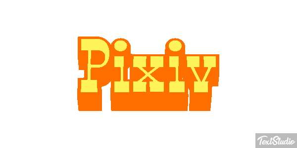 Pixiv Effet de texte