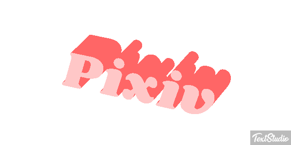 Pixiv Effet de texte