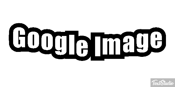 Google Image Tekst effect