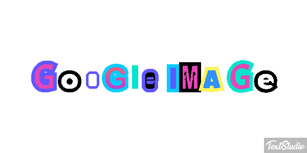 Google Image Tekst effect