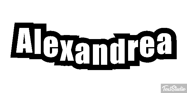 Alexandrea Text effect