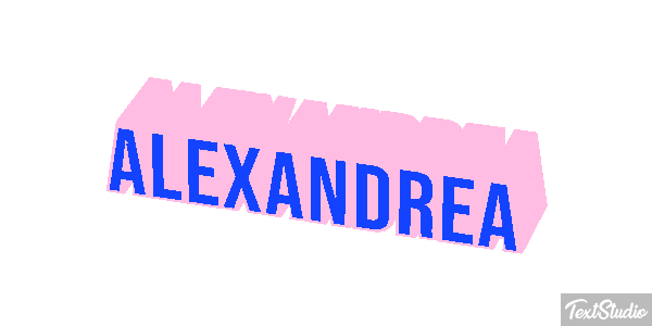 Alexandrea Text effect