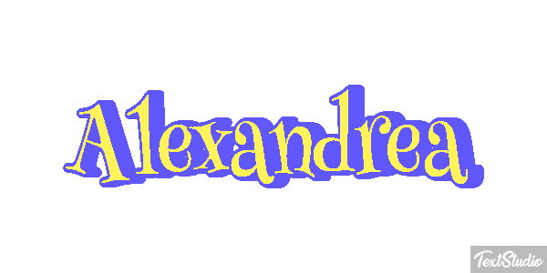 Alexandrea Text effect