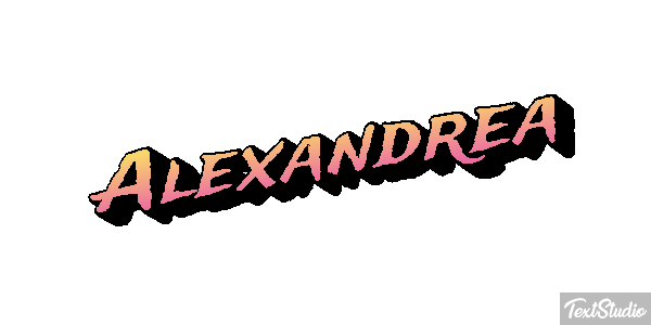 Alexandrea Text effect