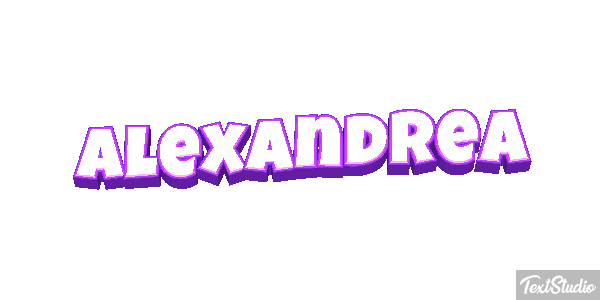 Alexandrea Text effect