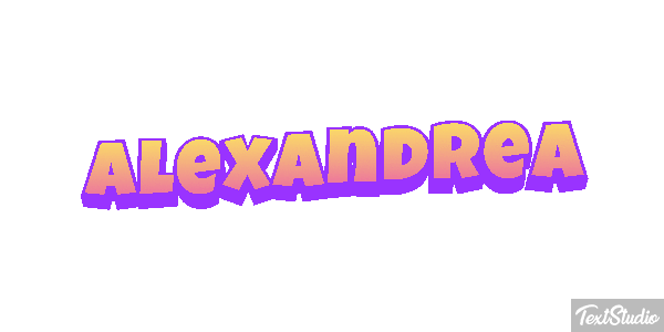 Alexandrea Text effect