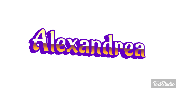 Alexandrea Text effect