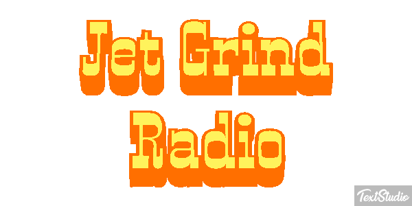 Jet Grind Radio Effetto testo