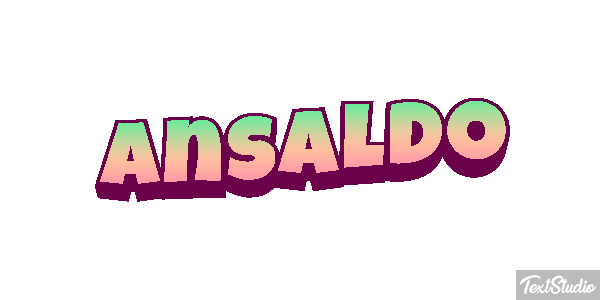 Ansaldo Efecto de texto