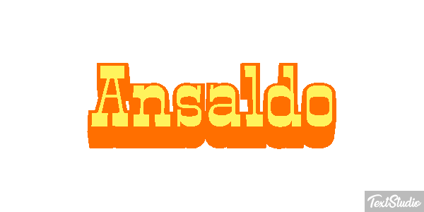 Ansaldo Efecto de texto