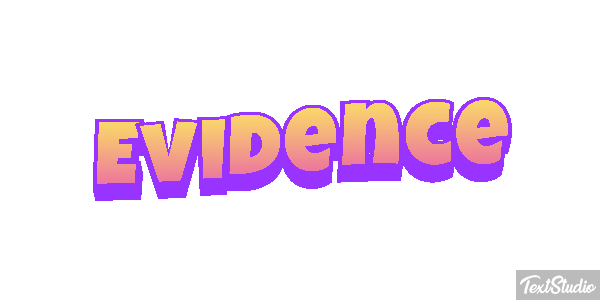 Evidence Efecto de texto