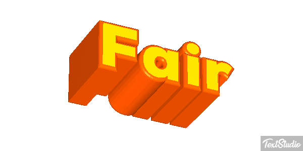Fair Text effect