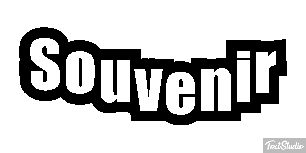 Souvenir Effet de texte