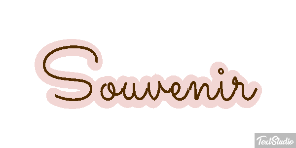 Souvenir Effet de texte