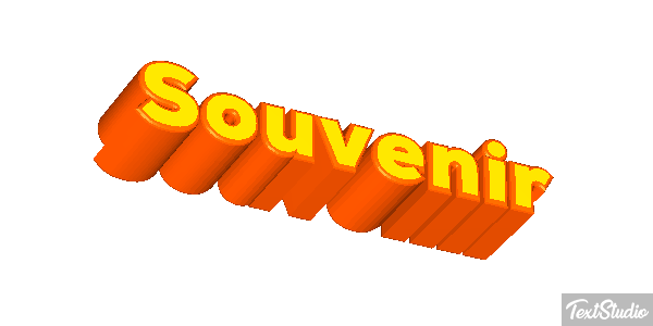 Souvenir Effet de texte