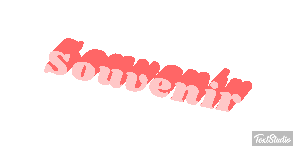 Souvenir Effet de texte