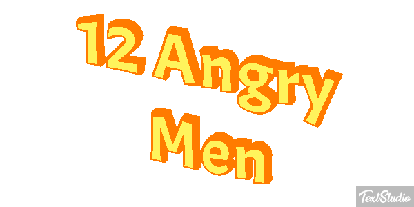 12 Angry Men テキスト効果