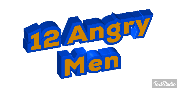 12 Angry Men テキスト効果