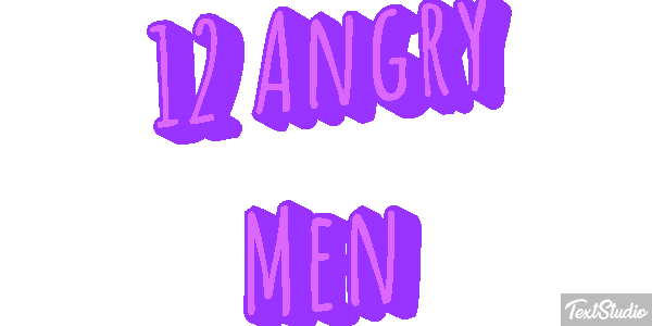 12 Angry Men テキスト効果