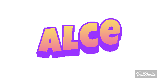 Alce Effetto testo